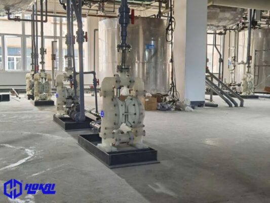 ứng dụng của bơm màng trong ngành hoá chất