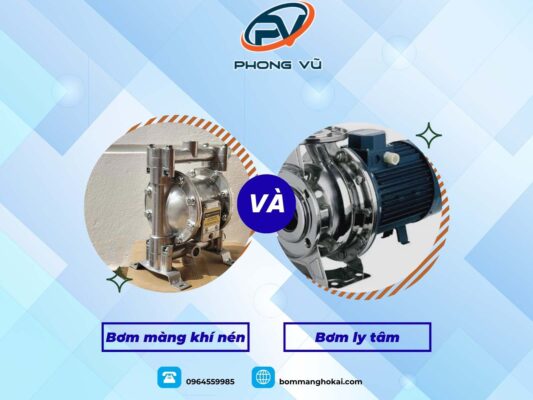 Phân biệt bơm màng và bơm ly tâm