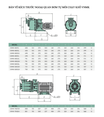 Máy bơm tự mồi VNMK