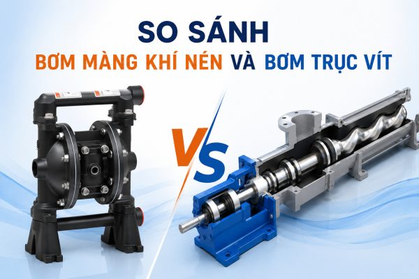 so sánh bơm màng và bơm trục vít